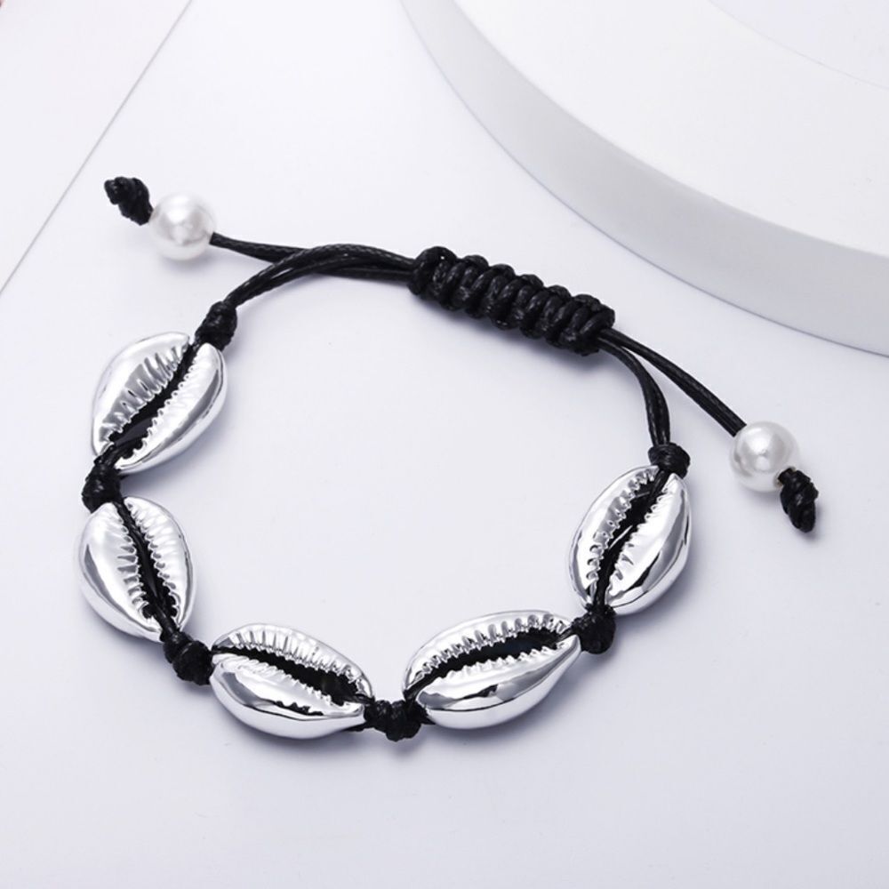 Bohemian Puka Shell Adjustable Bracelet  SB